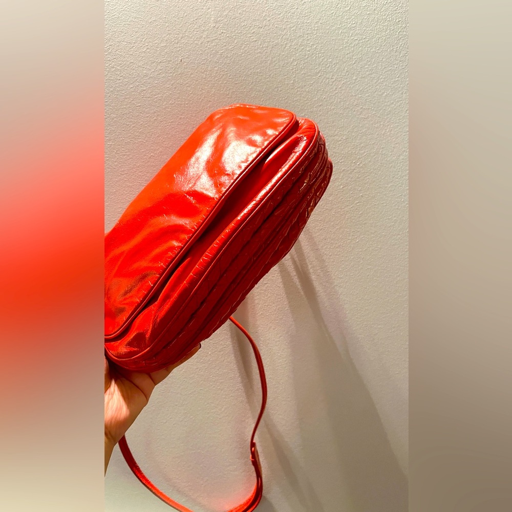 Bottega Veneta Red Leather Bag